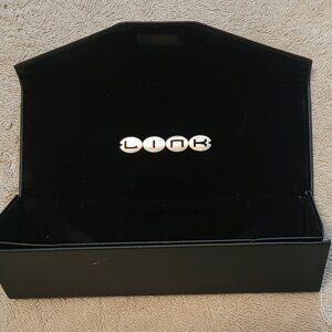 Link Black Triangle/Fold Flat Sunglass or Eyeglass Case Hard Side